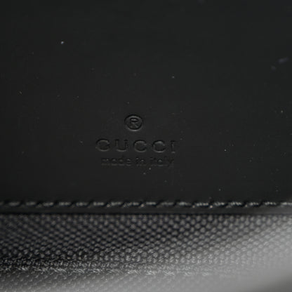 Gucci Rubber Effect Calfskin GG Mini Messenger Bag Black 6 of 10