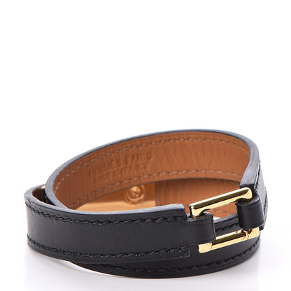 Hermes Chamonix Rivale Double Tour Bracelet XS Black 3 of 7