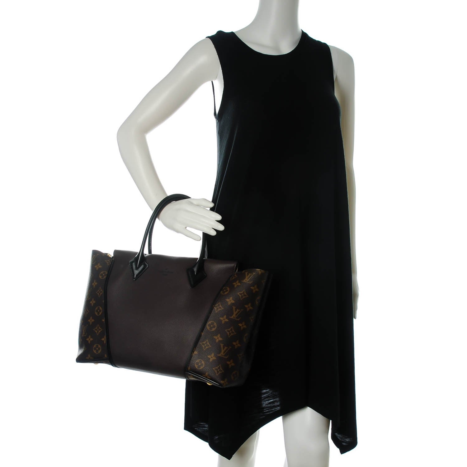 Louis Vuitton Veau Cachemire Monogram Tote W PM Chocolate 2 of 7