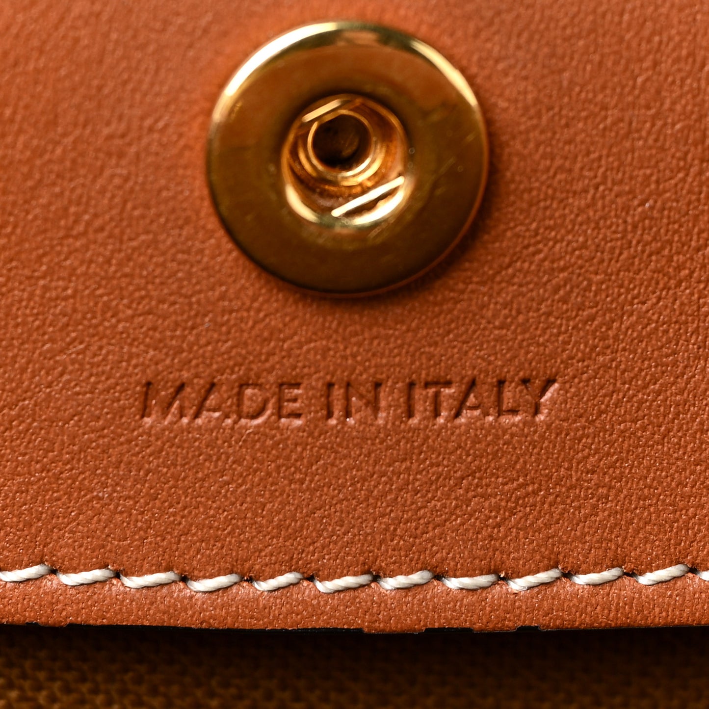 Triomphe Canvas Calfskin Medium Cabas Bag Tan