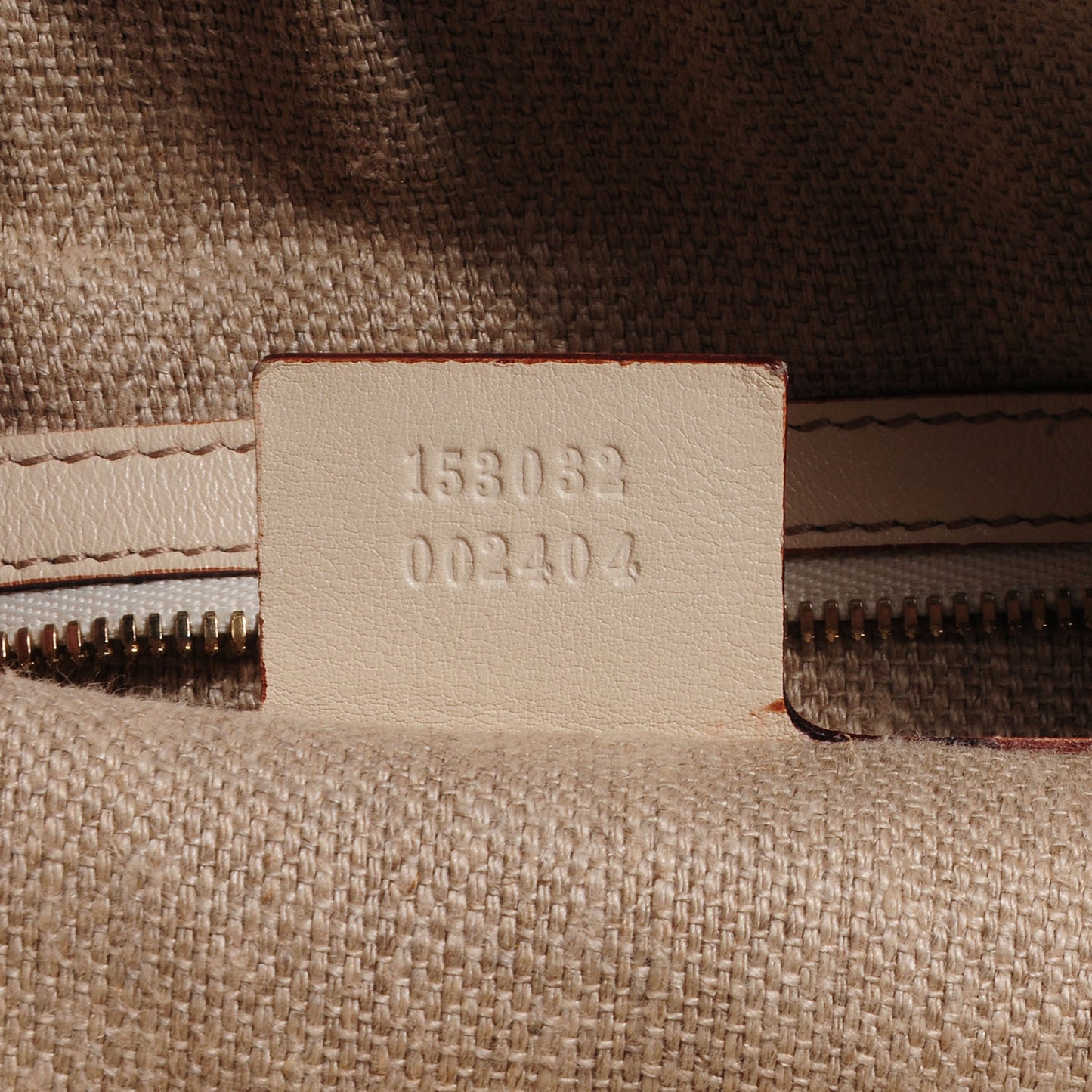 Leather Web Strap Hobo Off White