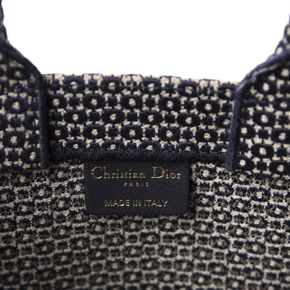 Christian Dior Canvas Embroidered Vertical L'Etoile Book Tote 8 of 10