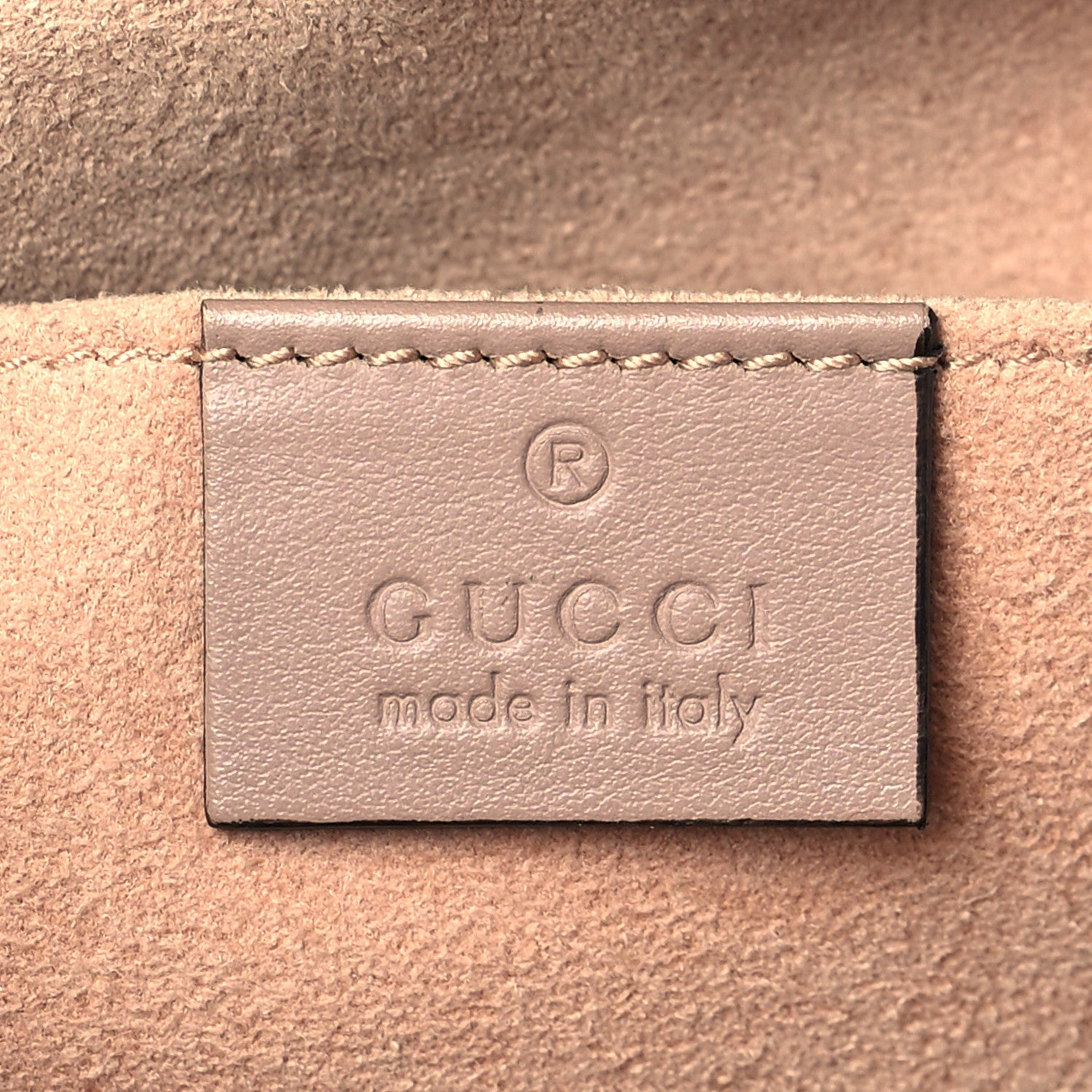 Gucci Calfskin Matelasse Small GG Marmont Chain Shoulder Bag Porcelain Rose 6 of 11