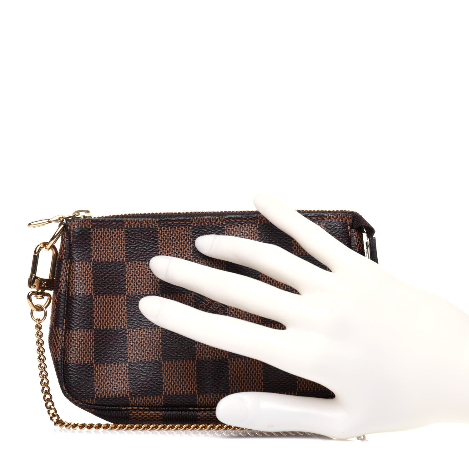 Louis Vuitton Damier Ebene Mini Pochette Accessories 2 of 10