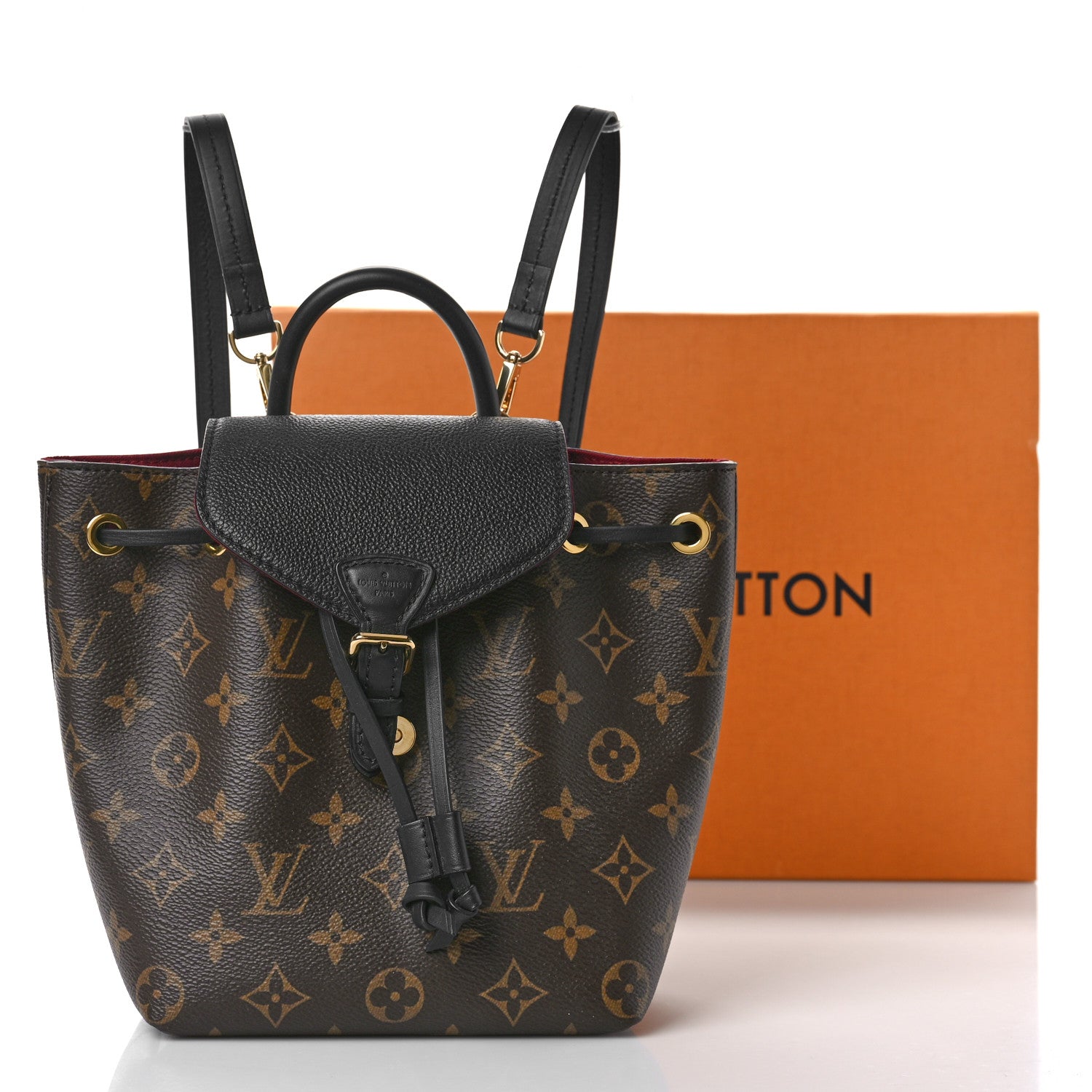 Louis Vuitton Monogram BB Montsouris NM Backpack Black 9 of 9