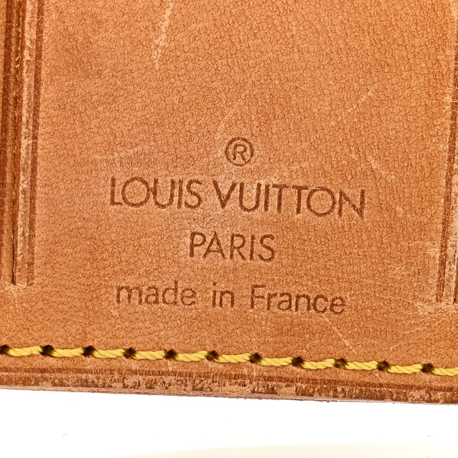 Louis Vuitton LOUIS VUITTON Vachetta Luggage Tag 3 of 4