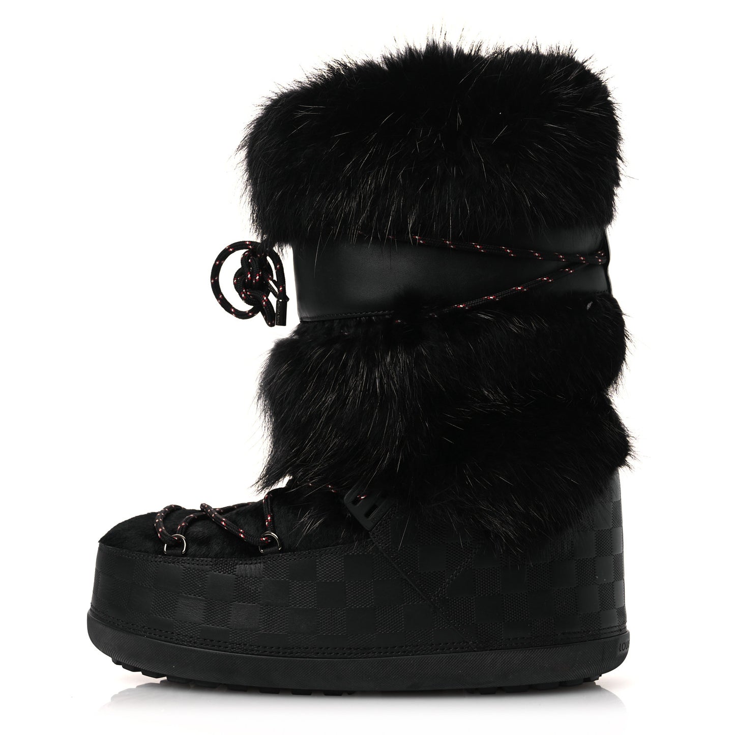 Damier Infini Fur Mens Snowstorm Boot 9 Black