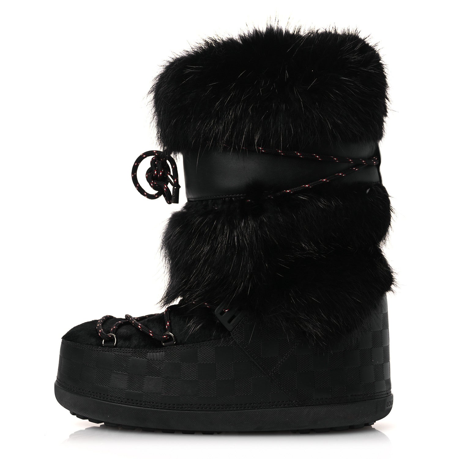 Louis Vuitton Damier Infini Fur Mens Snowstorm Boot 9 Black 1 of 9