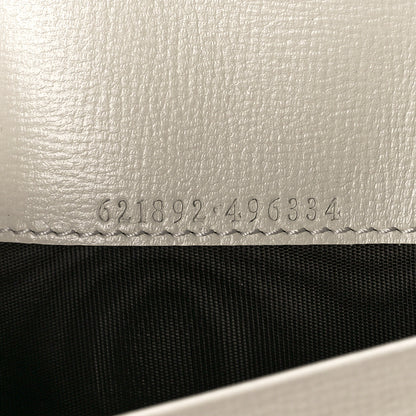 Gucci GG Supreme Monogram Azalea Calfskin Horsebit 1955 Wallet On Chain Beige Ebony Mystic White 6 of 10