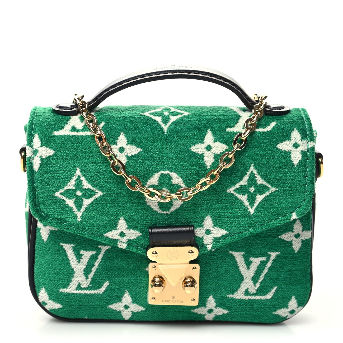 Monogram Jacquard Velvet Micro Metis Green