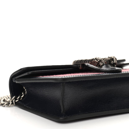 Gucci Lanzo Stretch Cord Azalea Calfskin Super Mini Dionysus Shoulder Bag Pink Blue 8 of 9