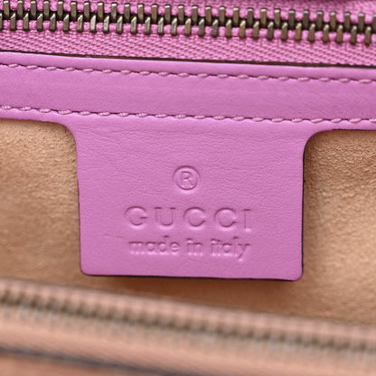 Gucci Calfskin Matelasse Small GG Marmont Tote Candy Mousse 6 of 10