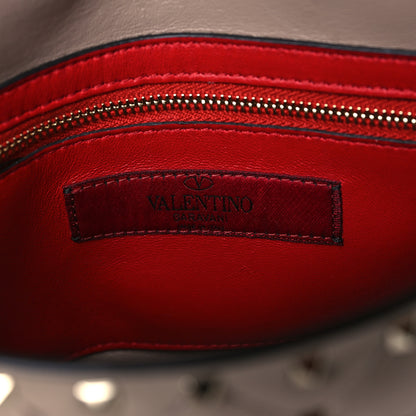 Valentino Garavani Lambskin Medium Rockstud Spike Shoulder Bag Poudre 6 of 9