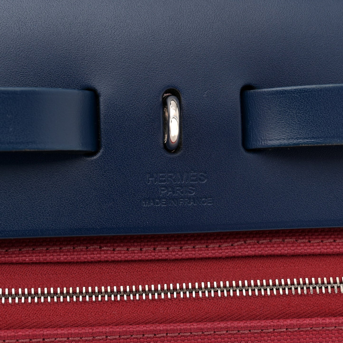 Military Toile Vache Hunter Herbag Zip 31 PM Rouge Grenat Bleu Saphir
