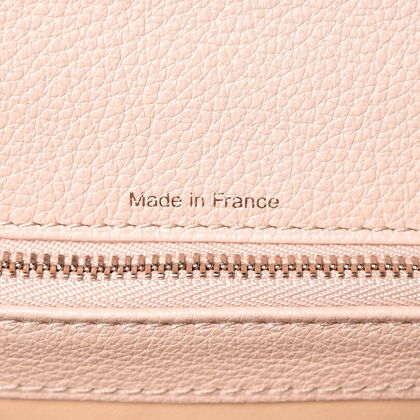 Grained Calfskin MM Brillant Satchel Nude