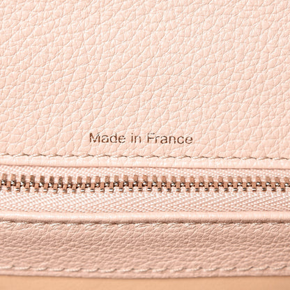 Delvaux Grained Calfskin MM Brillant Satchel Nude 7 of 7