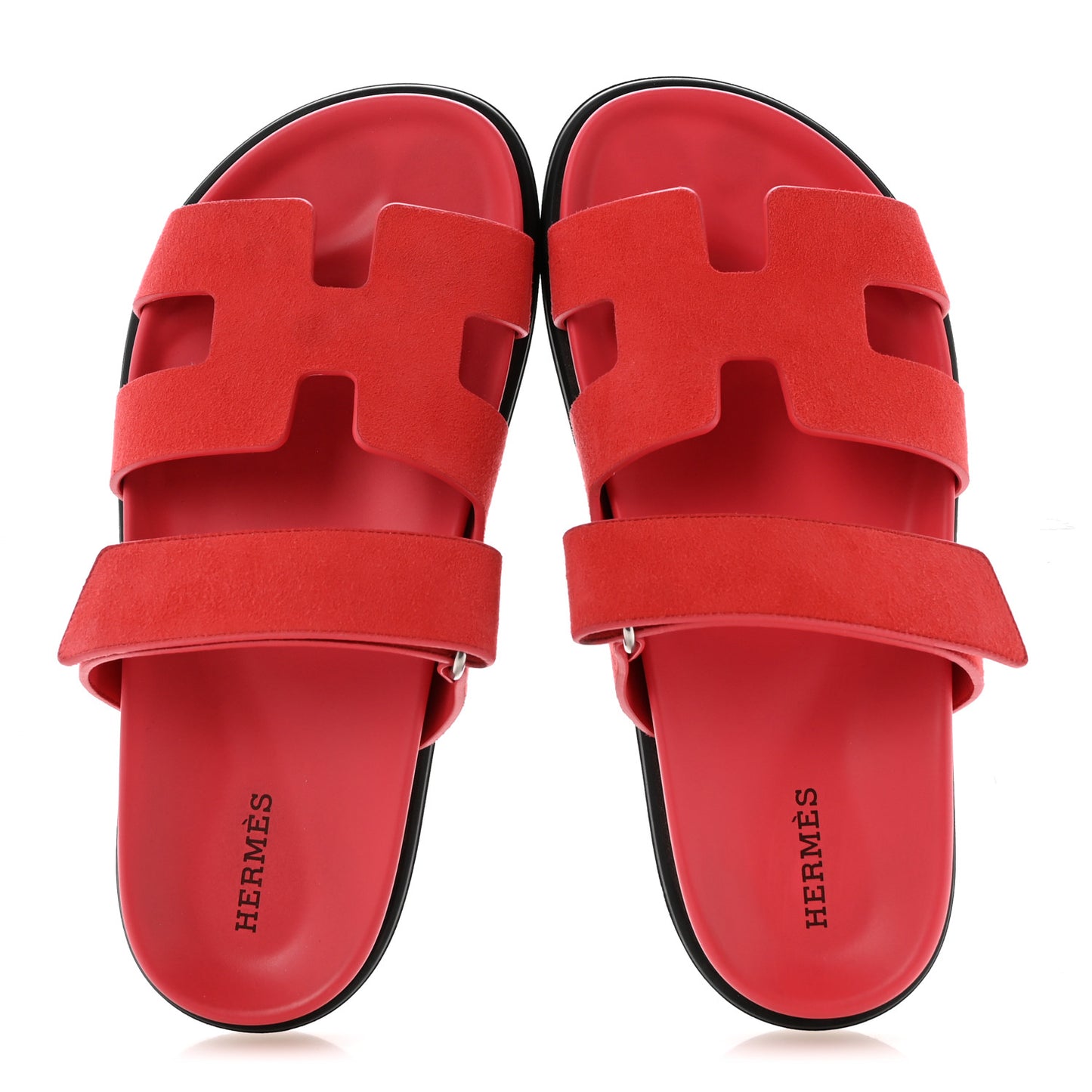 Suede Goatskin Womens Chypre Sandals 37 Rose Vermillon