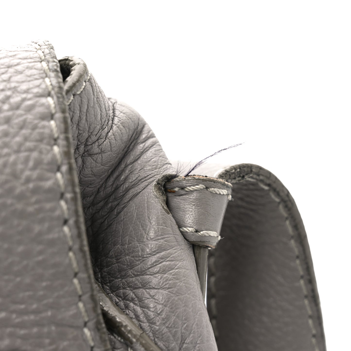 Calfskin Medium Marcie Round Crossbody Bag Cashmere Grey