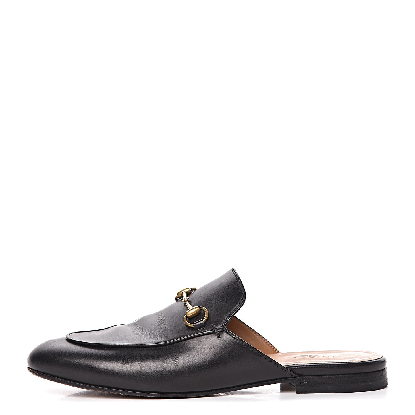 Calfskin Womens Princetown Slippers 39 Black
