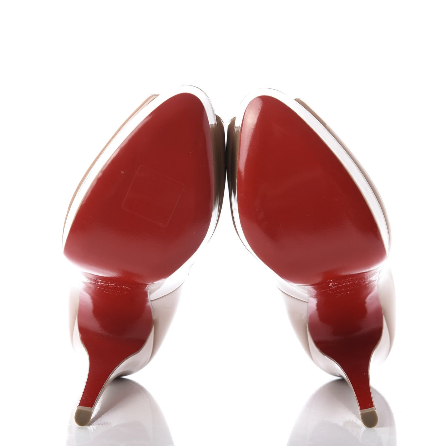 Patent Lady Peep 150 Pumps 37.5 Nude