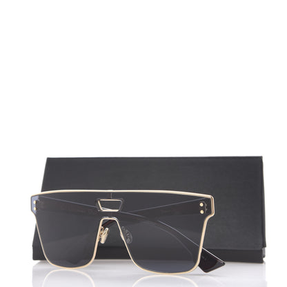 Christian Dior Diorizon1 Mirrored Sunglasses Gold 9 of 9