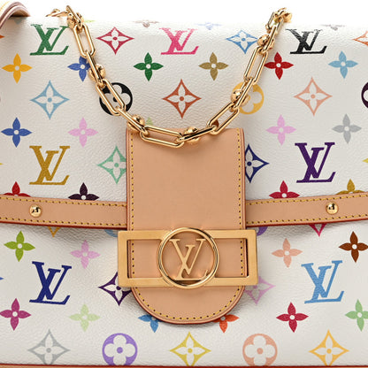 Louis Vuitton LV X TM Monogram Multicolor Dauphine Soft GM White 7 of 10