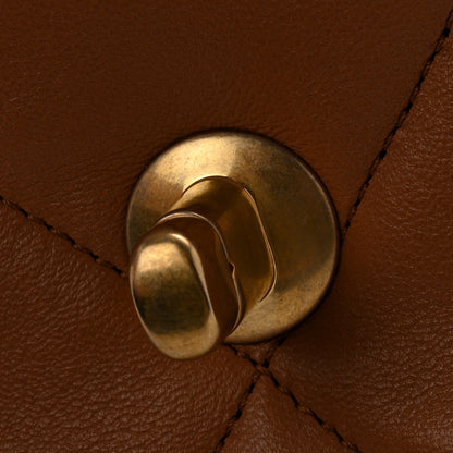 Chanel Lambskin Quilted Medium Chanel 19 Flap Brown 14 of 17