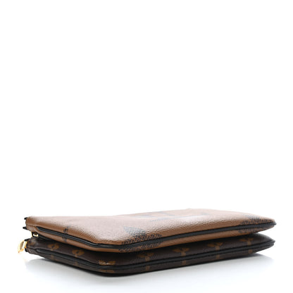 Louis Vuitton Reverse Monogram Giant Double Zip Pochette 4 of 9