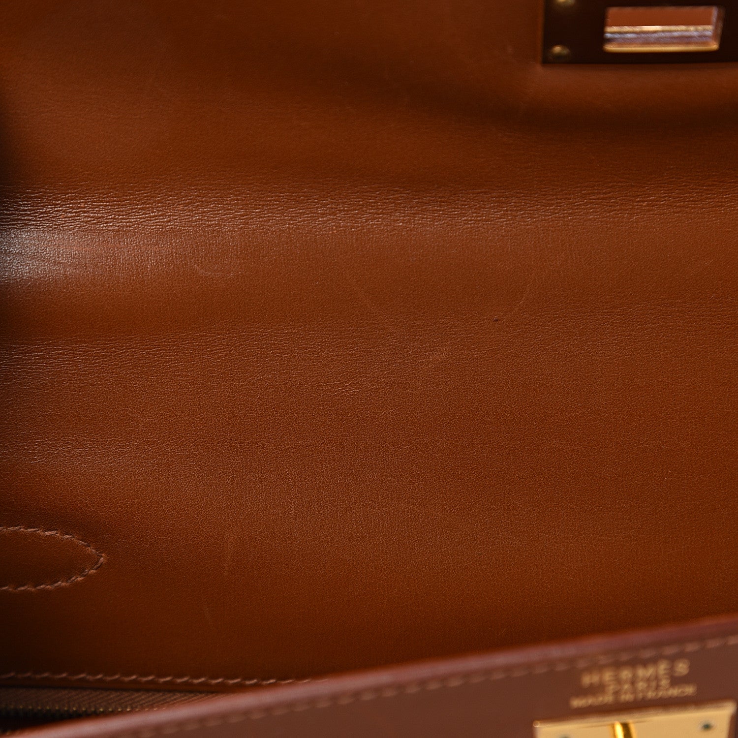 Hermes Box Kelly Retourne 32 Noisette 12 of 18