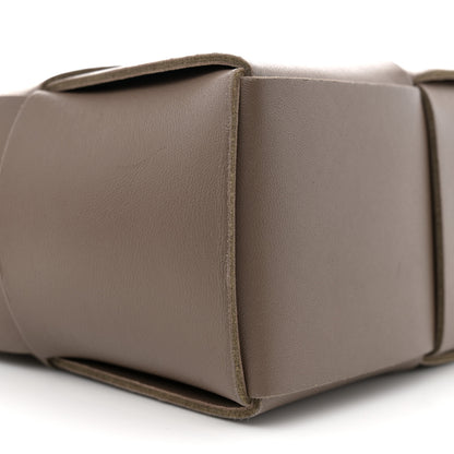 Bottega Veneta Nappa Maxi Intreccio Mini Arco Tote Taupe Grey 9 of 11