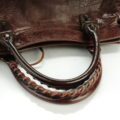 Balenciaga Chevre Classic Hardware Step Bag Mogano 9 of 10