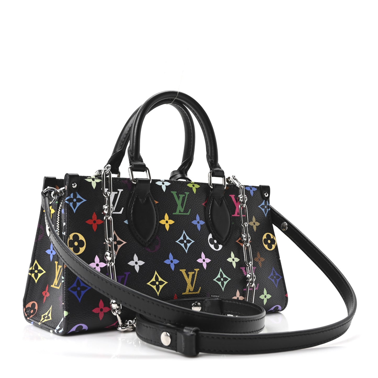 LV X TM Monogram Multicolor OnTheGo East West Black