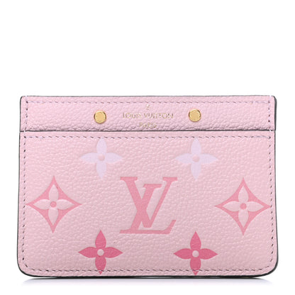 Louis Vuitton Empreinte Monogram Giant By The Pool Card Holder Bouton De Rose 1 of 6
