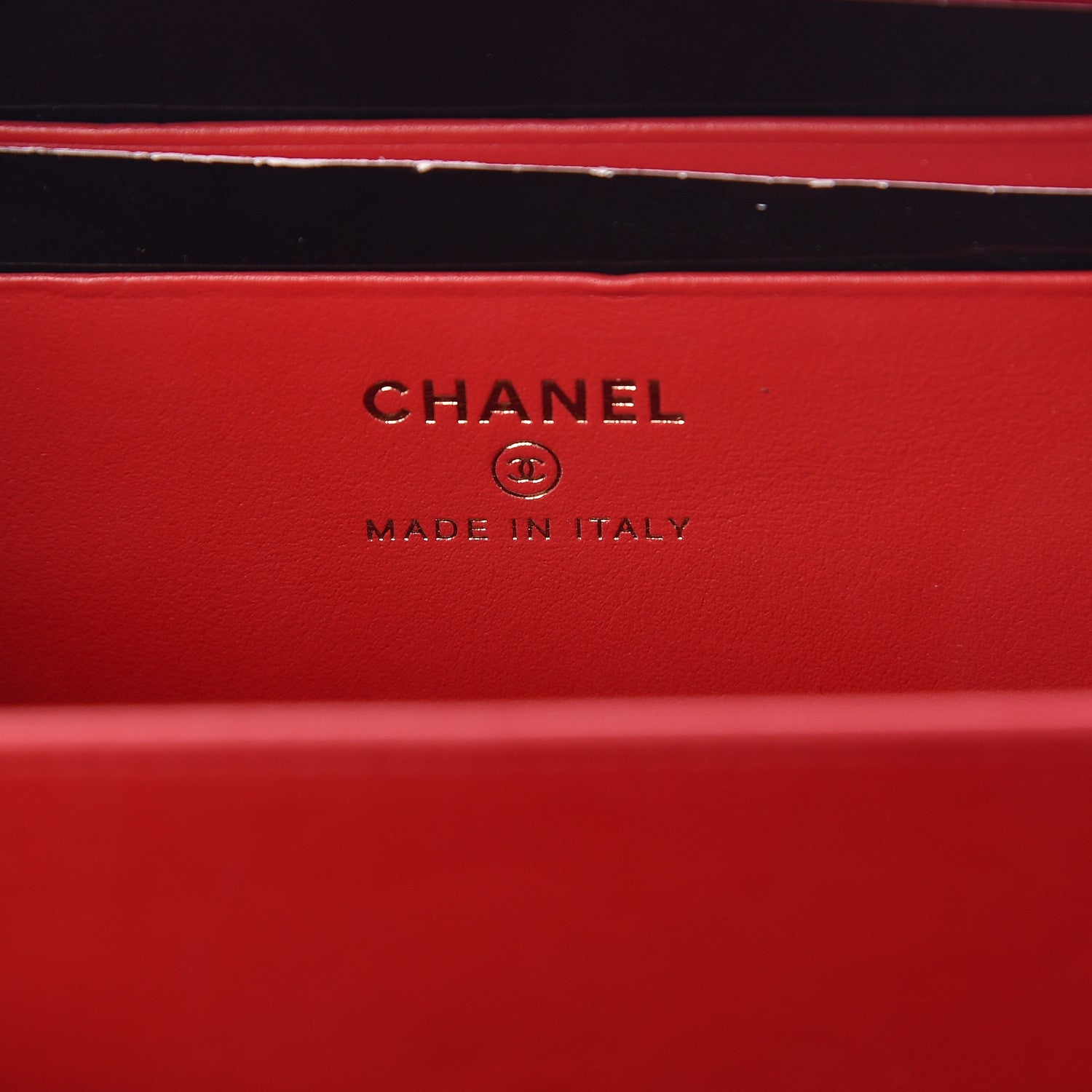 Chanel Caviar Quilted Filigree Vanity Clutch With Chain Red 6 of 11