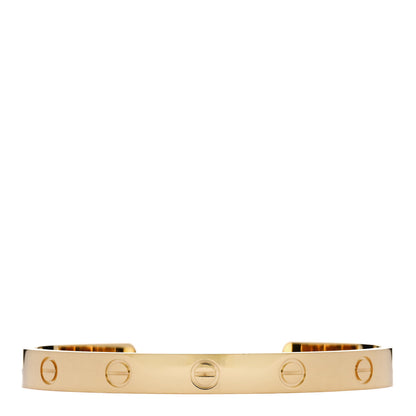 Cartier 18K Yellow Gold LOVE Cuff Bracelet 17 1 of 4