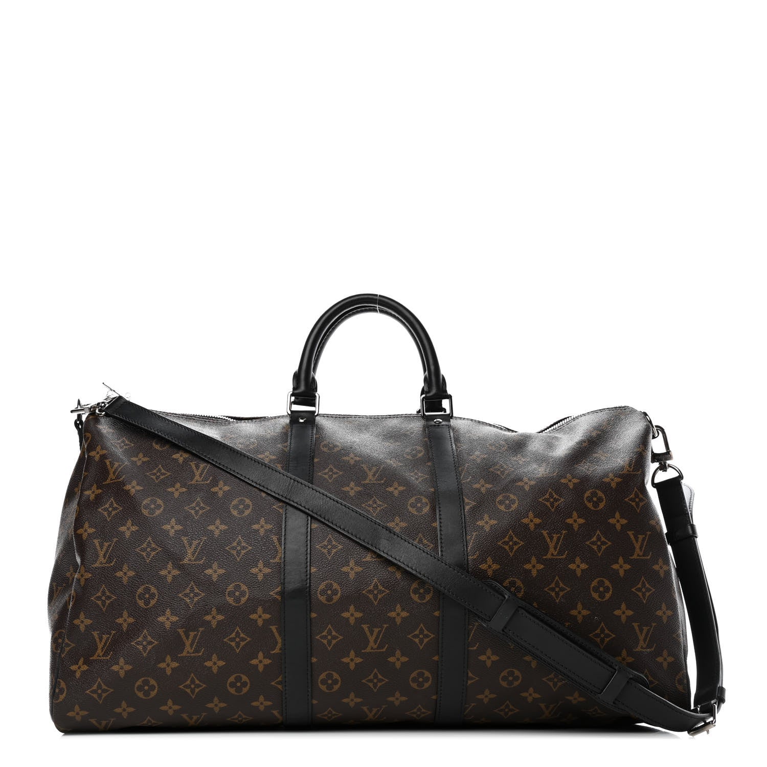 Louis Vuitton Monogram Macassar Keepall Bandouliere 55 1 of 7