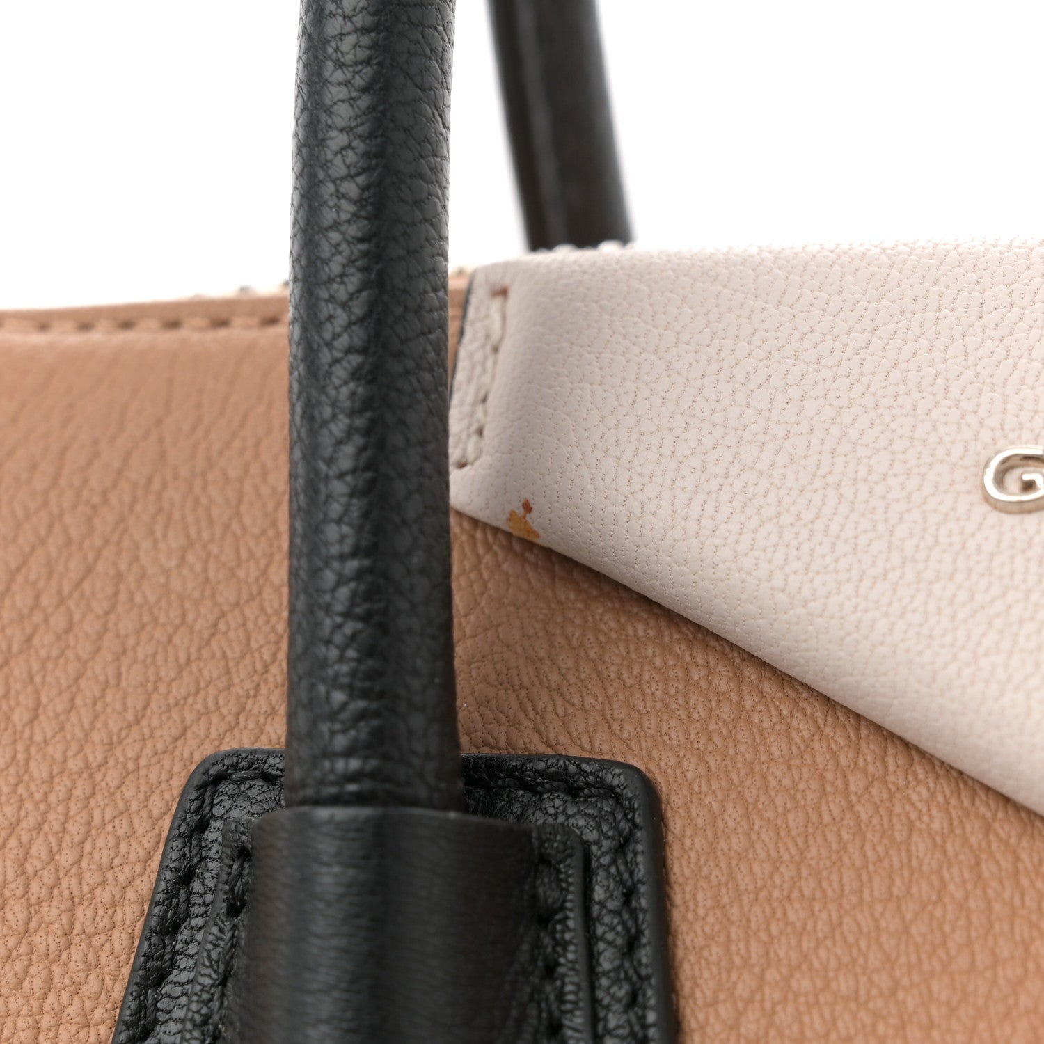 Givenchy Sugar Goatskin Small Tri-Color Antigona Beige Black Brown 11 of 12