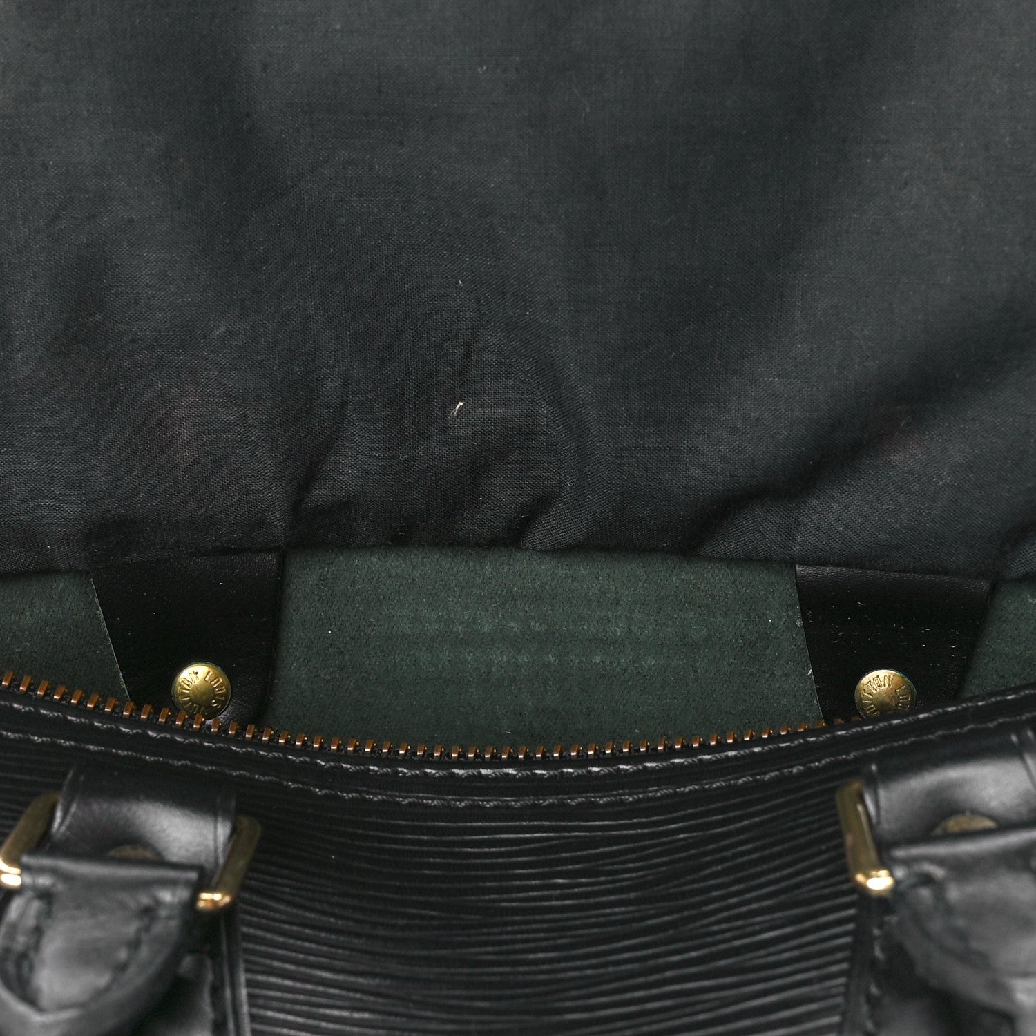 Louis Vuitton Epi Speedy 25 Black 13 of 16