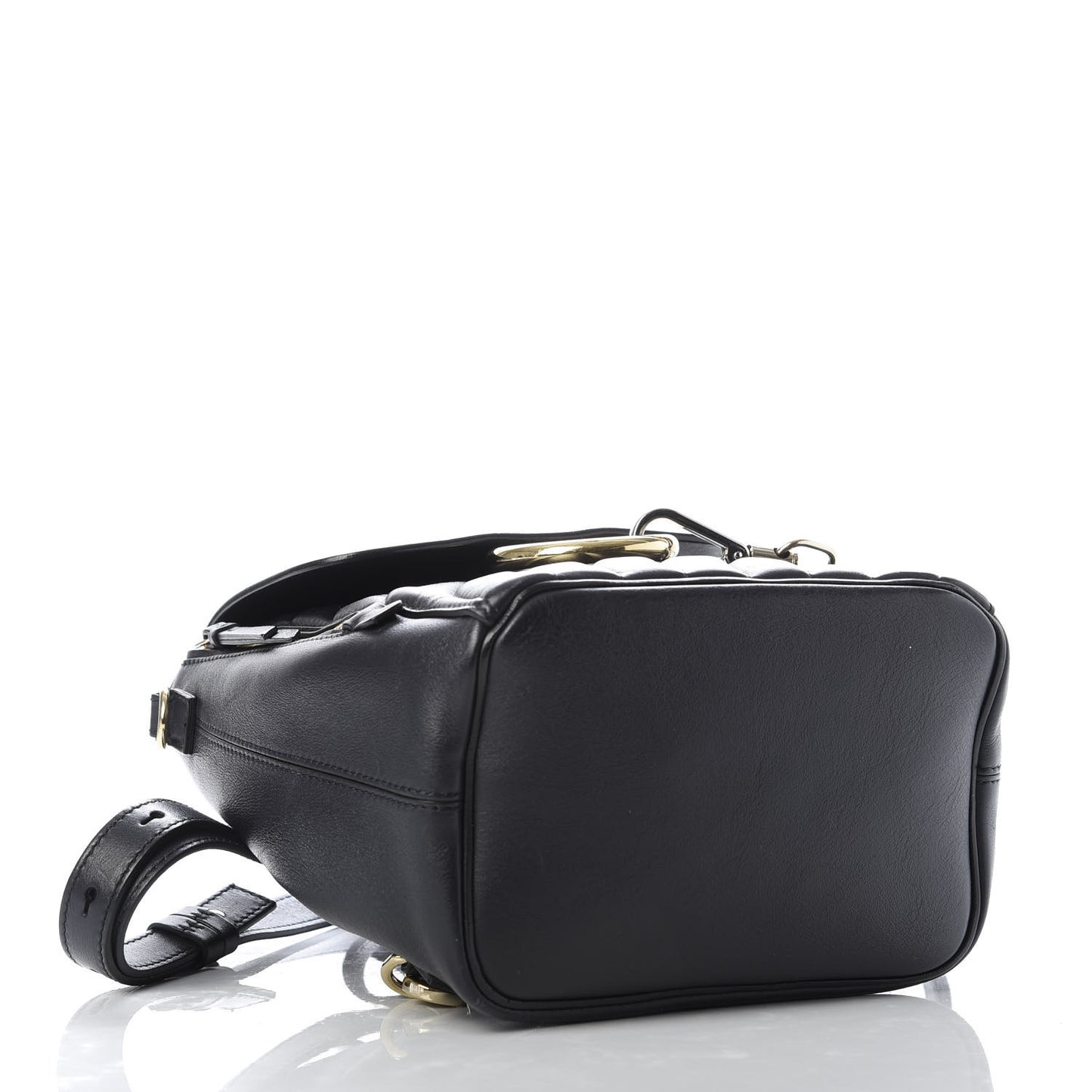 Calfskin Quilted Medium Faye Backpack Full Blue