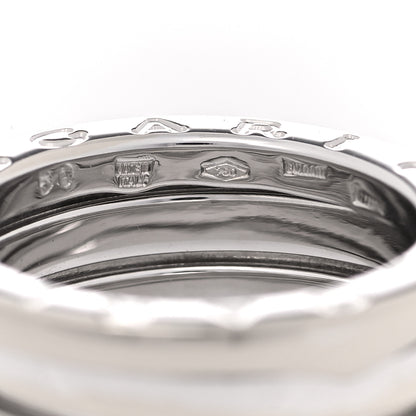 Bulgari 18K White Gold B.Zero1 Four-Band Ring 50 5.25 5 of 6