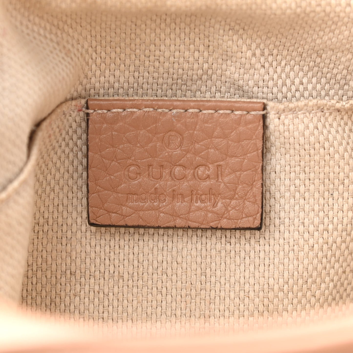 Pebbled Calfskin Small Soho Disco Bag Camelia