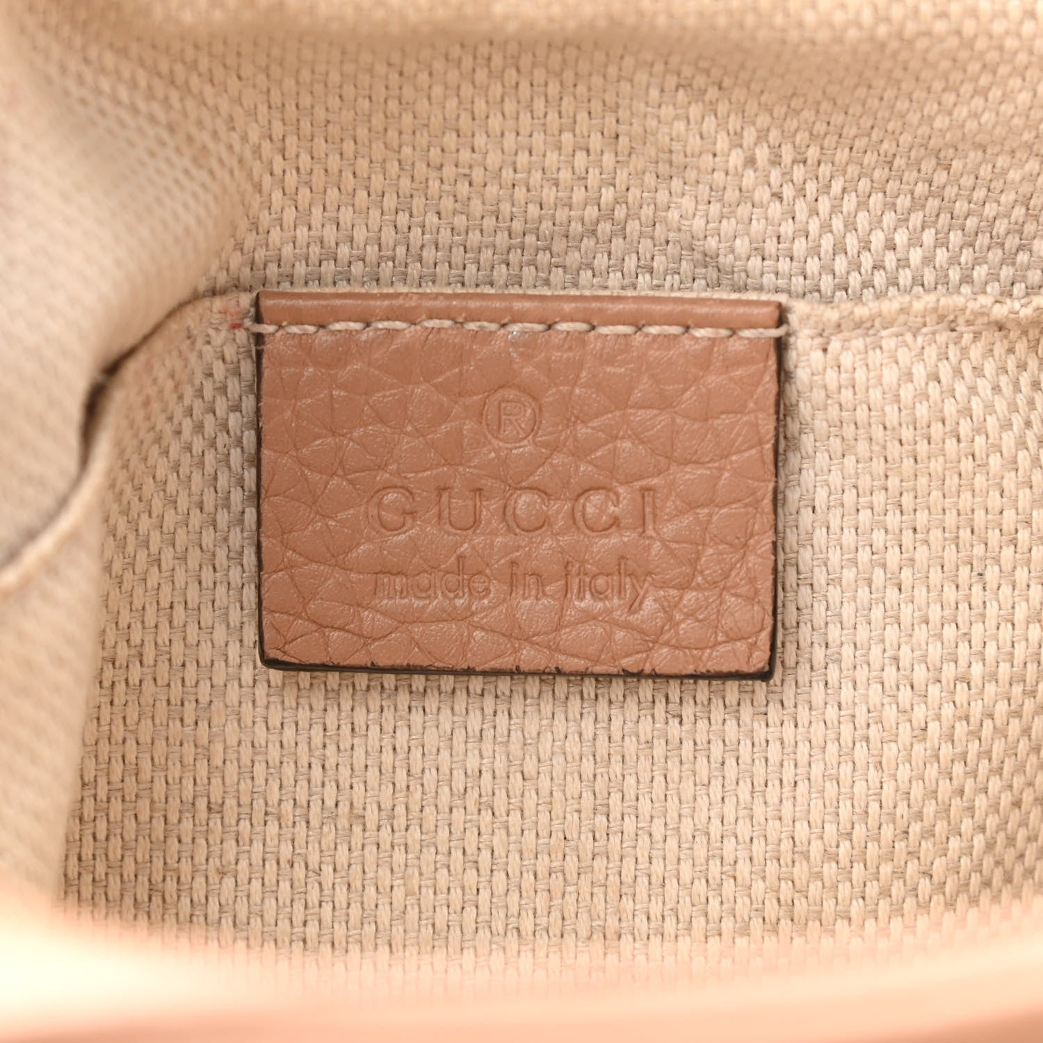 Gucci Pebbled Calfskin Small Soho Disco Bag Camelia 6 of 15