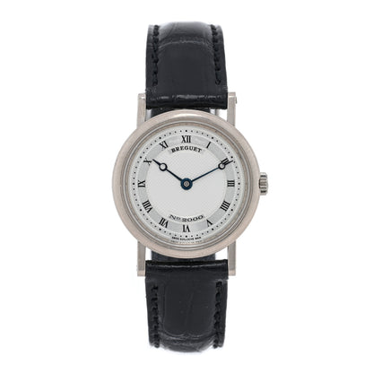 Breguet 18K White Gold Alligator 25.7mm Classique Manual Winding Watch 8560 1 of 4