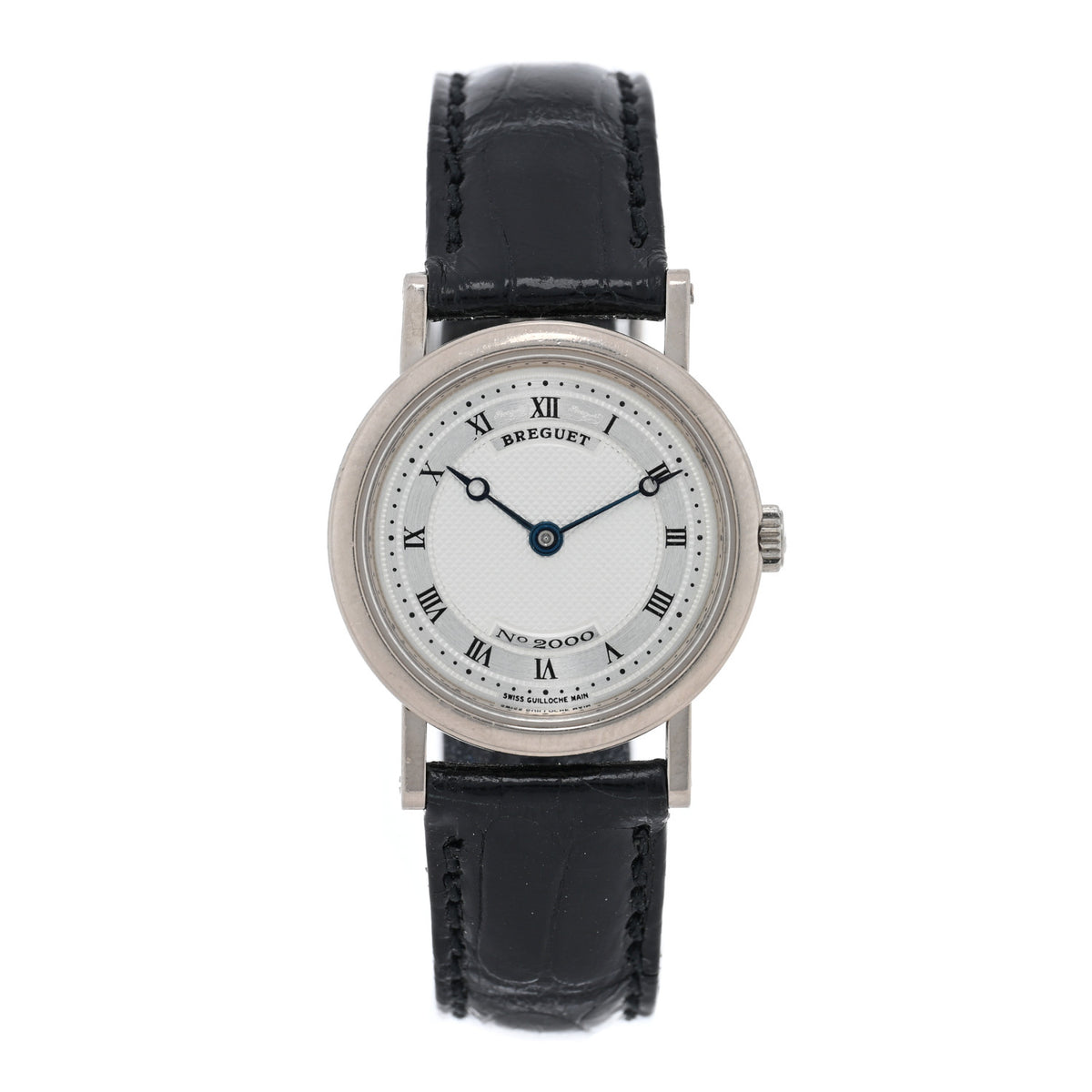 Breguet 18K White Gold Alligator 25.7mm Classique Manual Winding Watch 8560 1 of 8