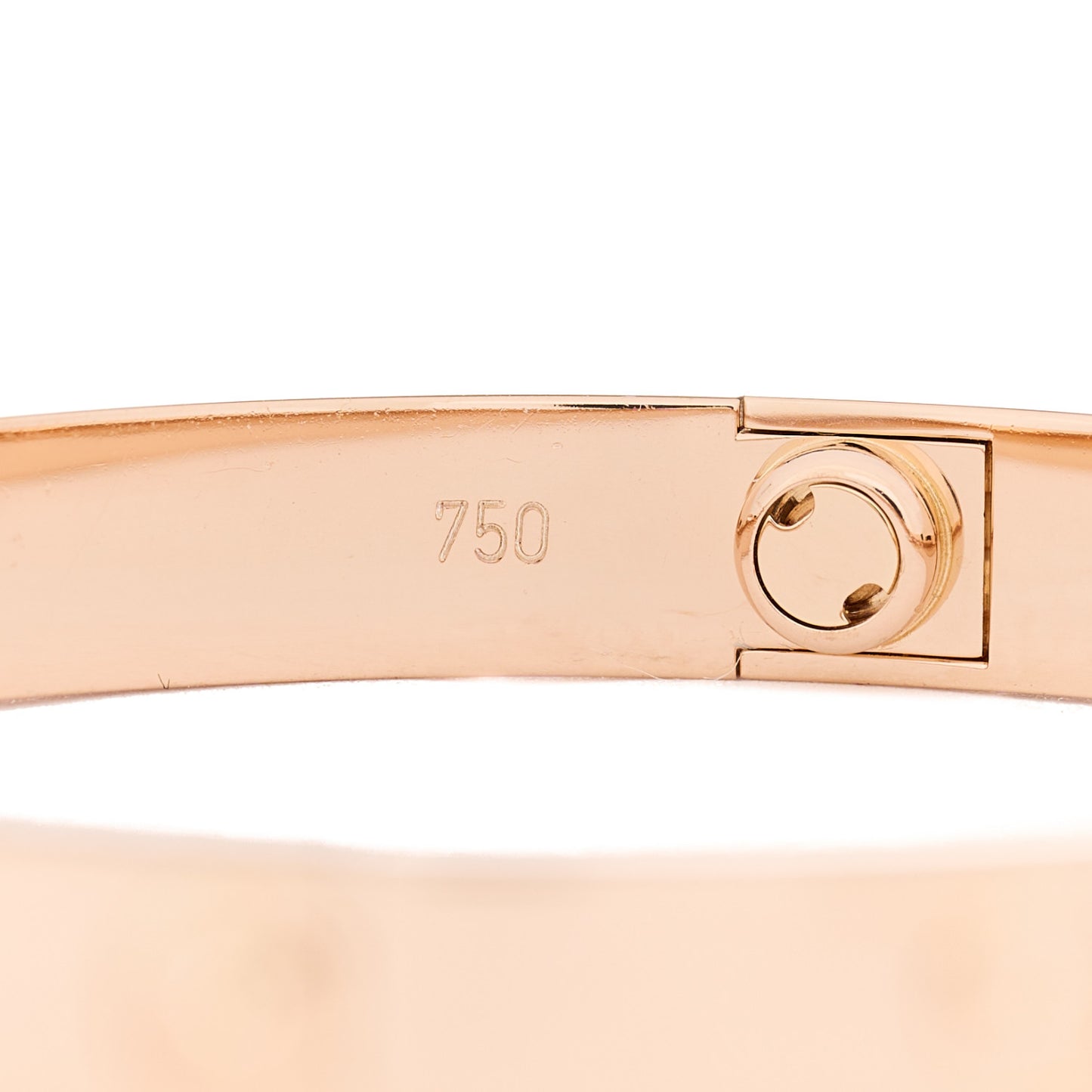 18K Pink Gold LOVE Bracelet 17