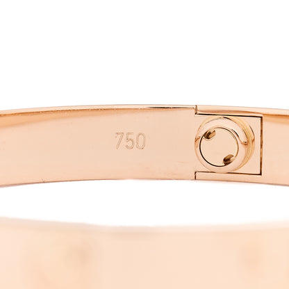 Cartier 18K Pink Gold LOVE Bracelet 17 4 of 4
