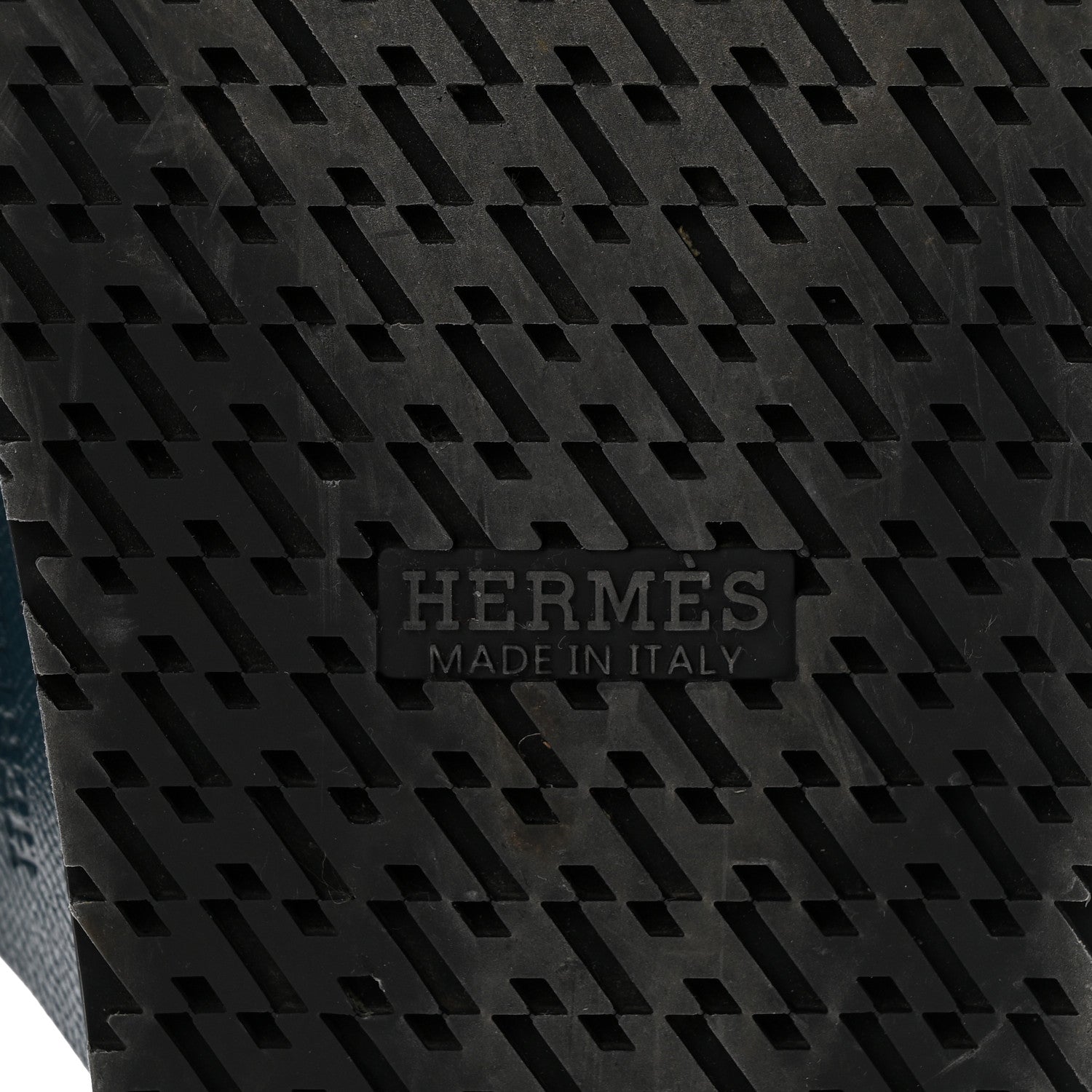 Hermes Epsom Mens Chypre Sandals 43 Bleu Canard 7 of 12