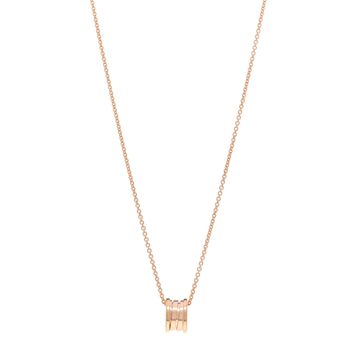 18K Rose Gold B.Zero1 Pendant Necklace