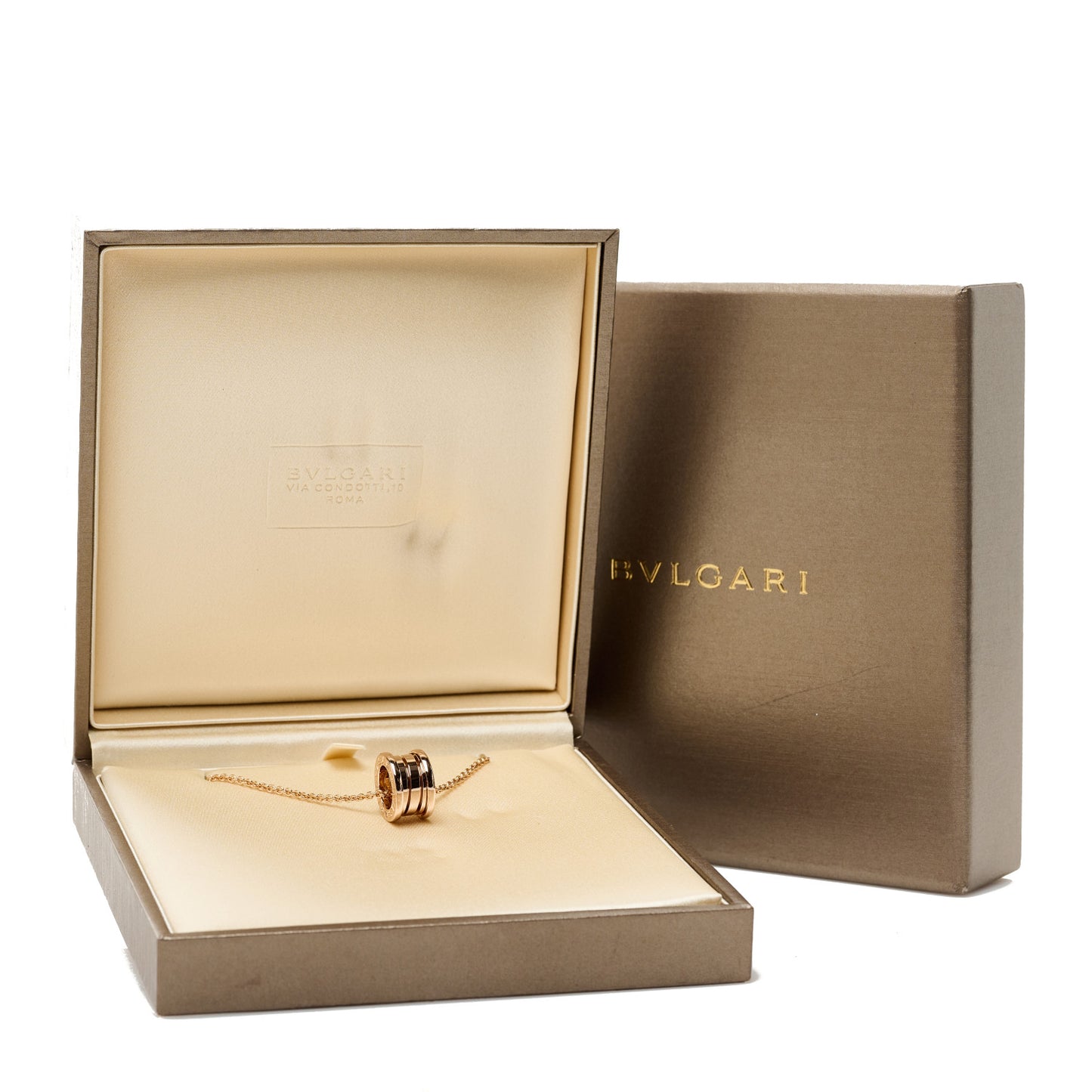 18K Rose Gold B.Zero1 Pendant Necklace