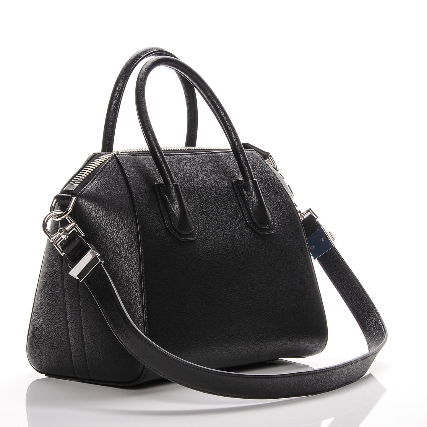 Sugar Goatskin Small Antigona Black
